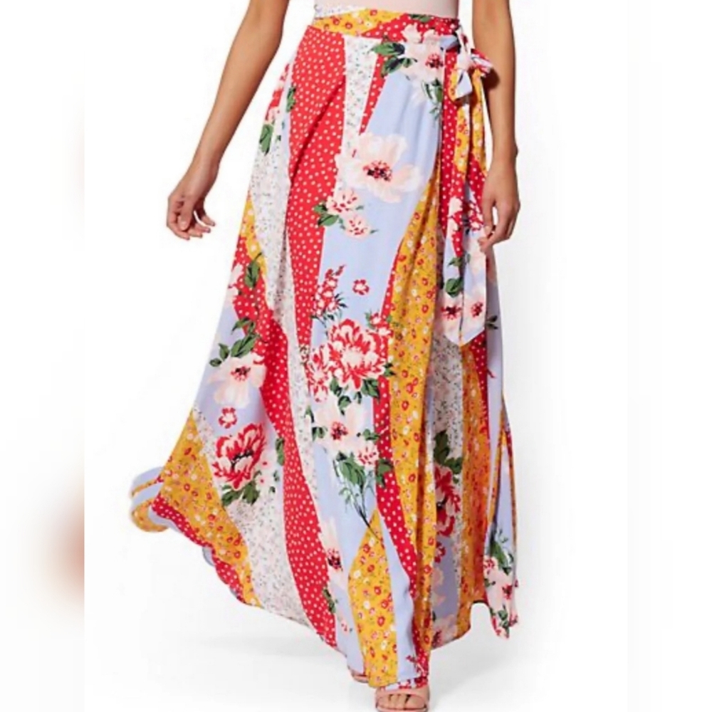 NY & Co Wrap Skirt